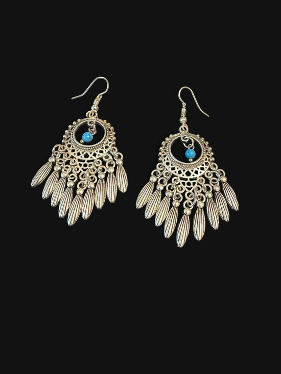 Jewelry - NWOT Uzbek artisan earrings